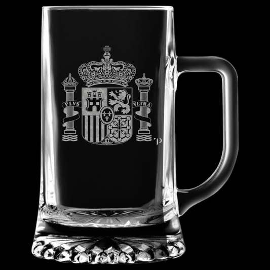 Escudo de España - Jarra transparente