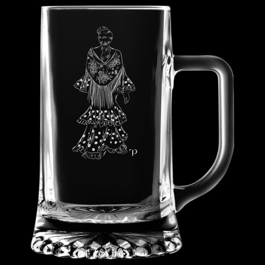 Flamenca - Jarra transparente