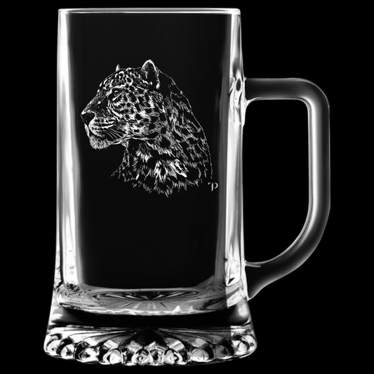 Leopardo - Jarra transparente