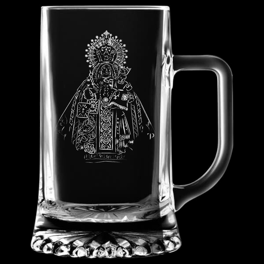 Virgen del Carmen Coronada de San Fernando - Jarra transparente