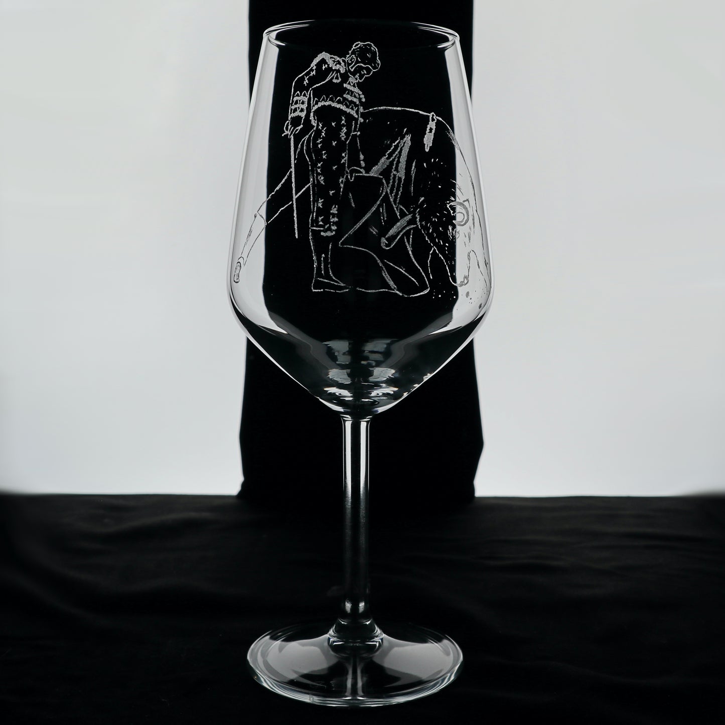 MORANTE - Copa Vino Taurina y + Grabados en Vidrio