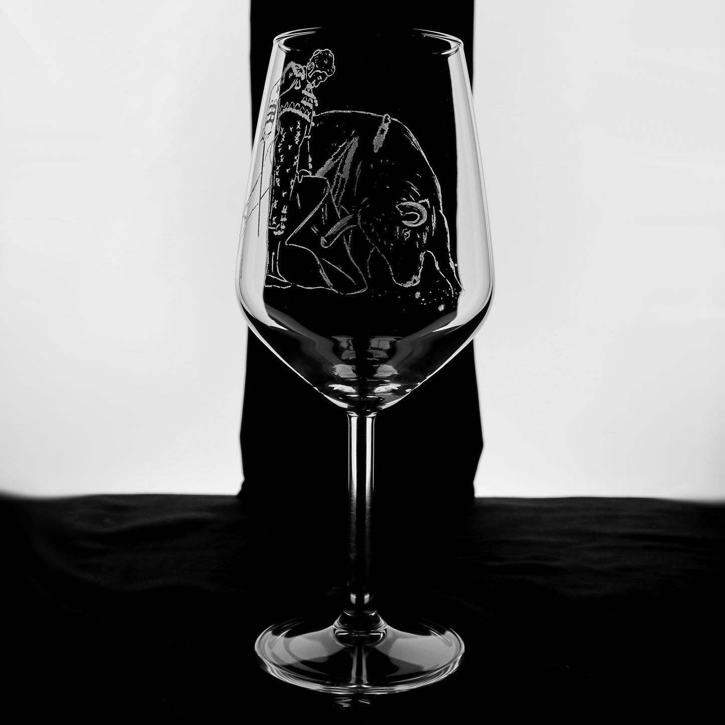 MORANTE - Copa Vino Taurina y + Grabados en Vidrio