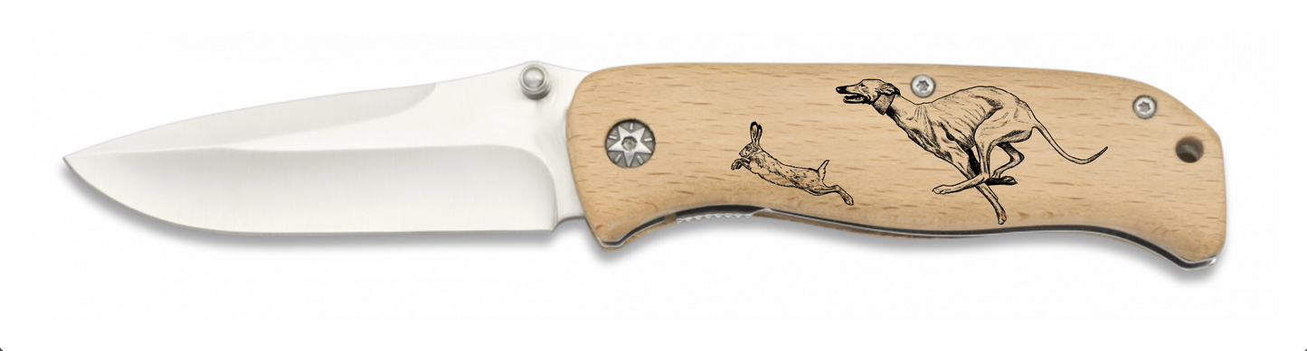 EN STOCK - Navaja Madera - Diseños cinegéticos