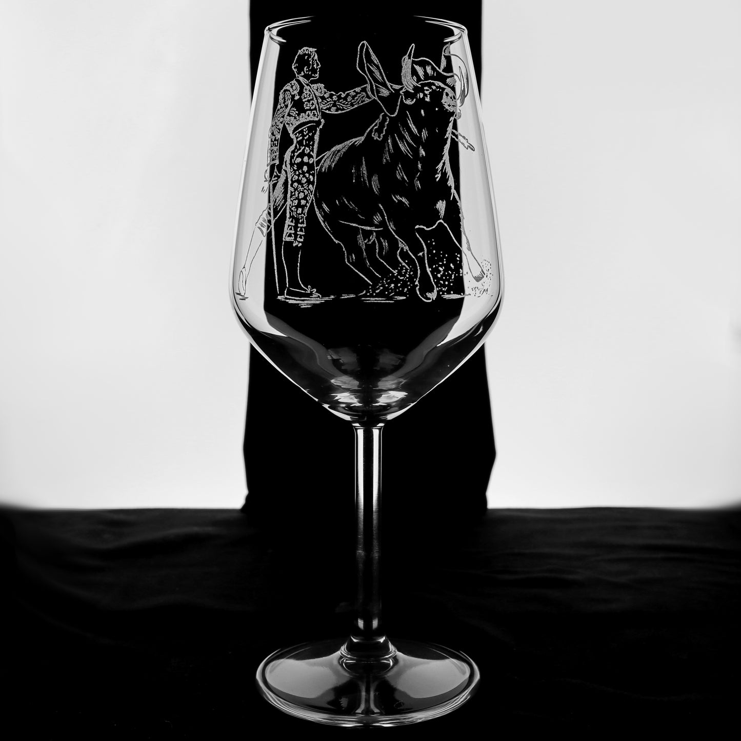 J F MOLINA  - Copa Vino Taurina y + Grabados en Vidrio