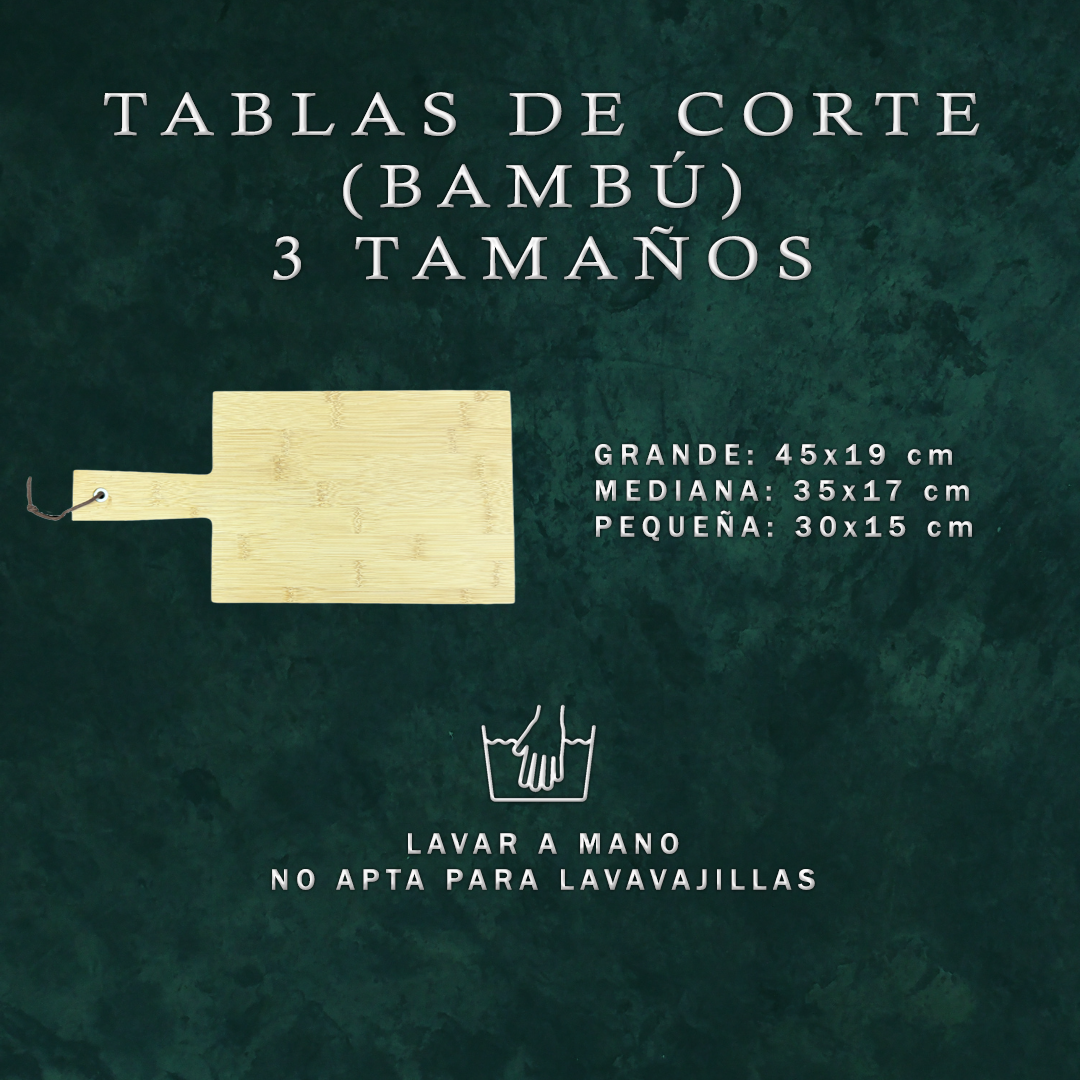 Toro N.2 - Tabla de corte mediana de bambú