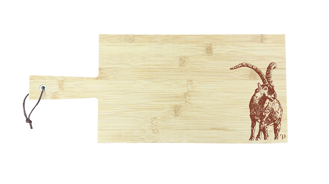 Macho Montés - Tabla de corte grande de bambú