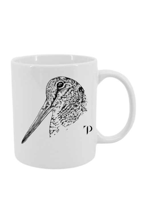 Becada cara B/N - Taza