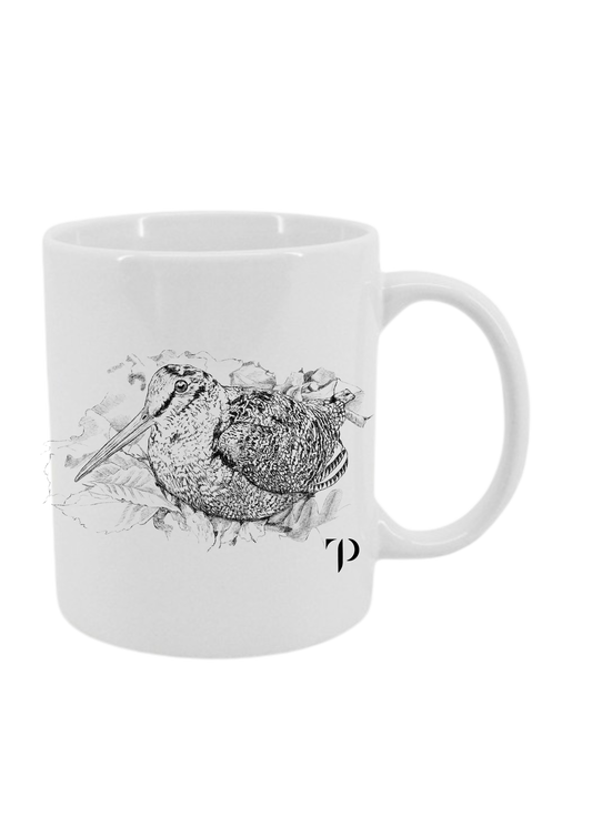 Becada Sola B/N - Taza