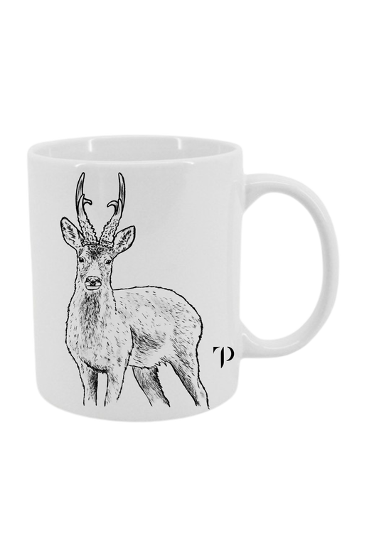 Corzo Cuerpo Entero B/N - Taza