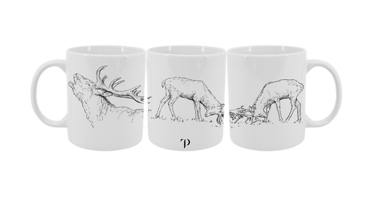 Escena Berrea B/N - Taza