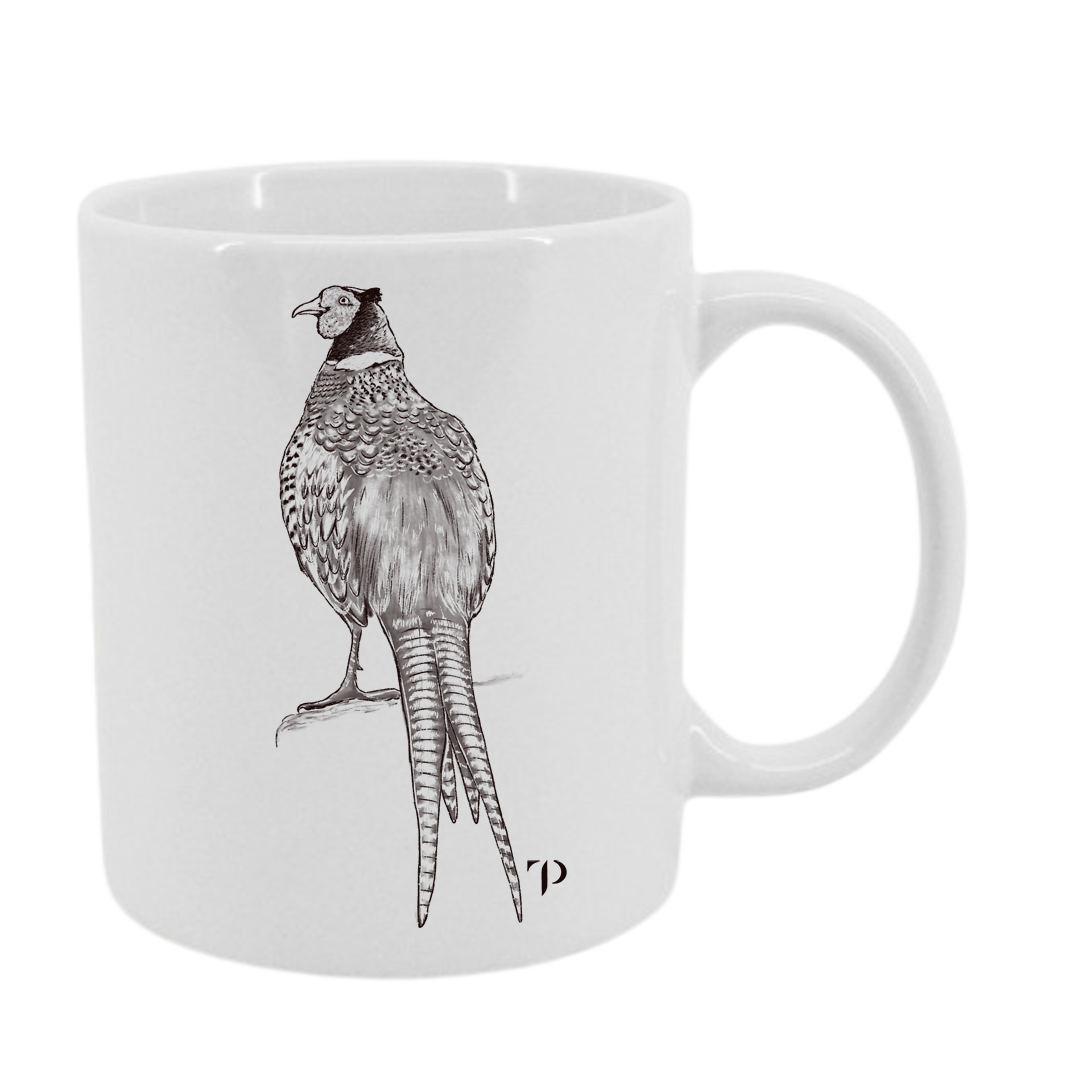 Faisán B/N - Taza