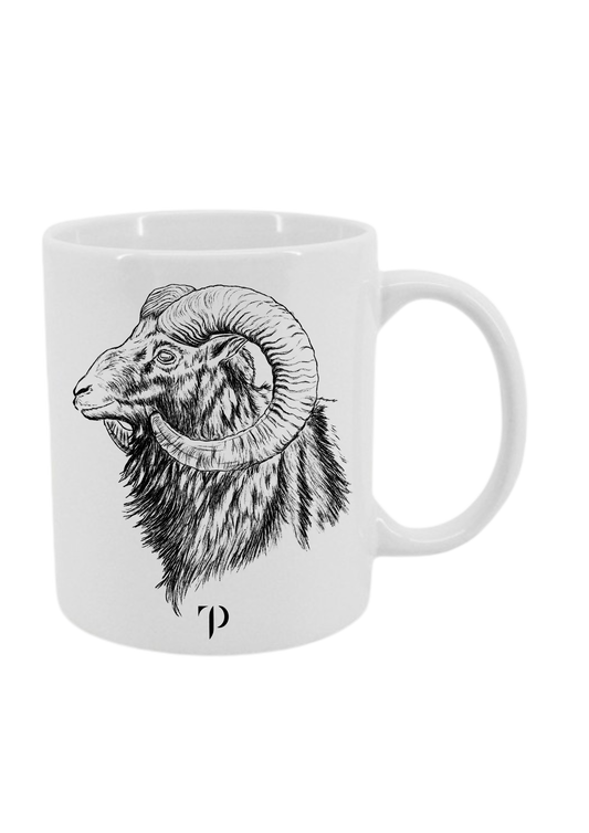 Muflón B/N - Taza