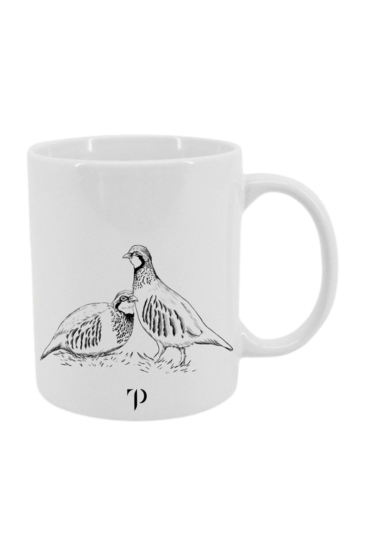 Perdices Juntas B/N - Taza