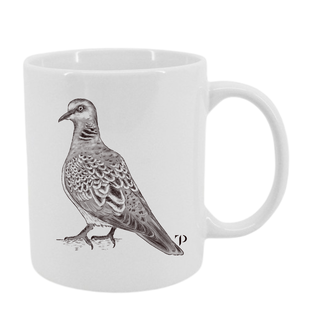 Tórtola B/N - Taza