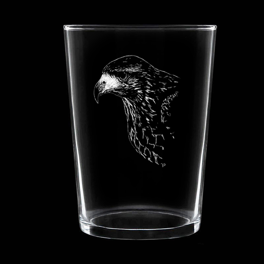 Águila Harris - Vaso ancho de vidrio