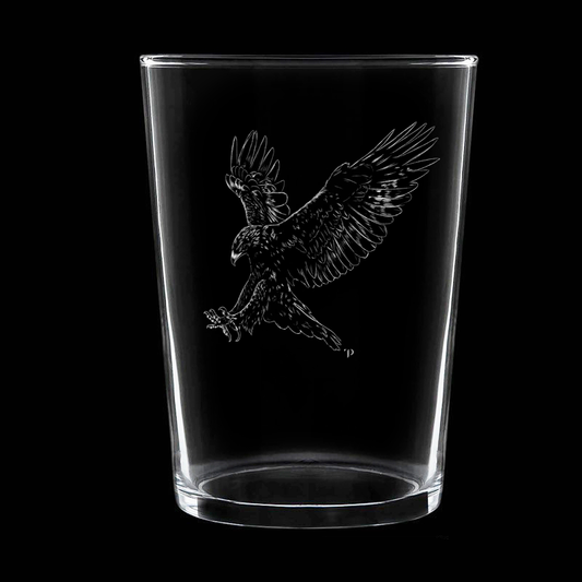 Águila Real - Vaso ancho de vidrio