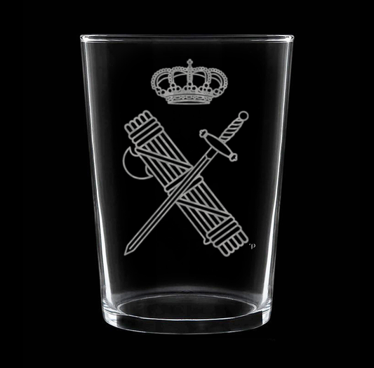 Escudo Guardia Civil - Vaso ancho de vidrio