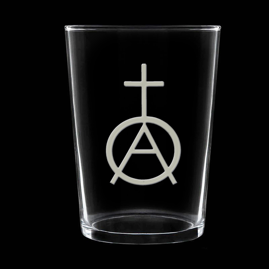 Hierro - Vaso ancho de vidrio