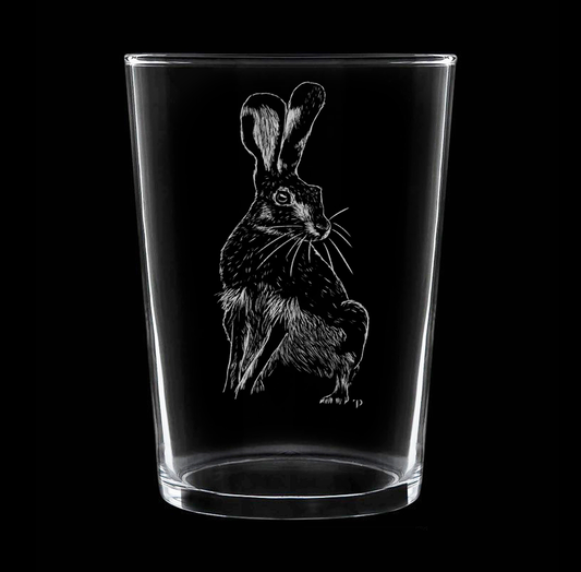 Liebre N.1 - Vaso ancho de vidrio