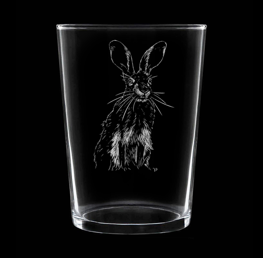 Liebre N.3 - Vaso ancho de vidrio