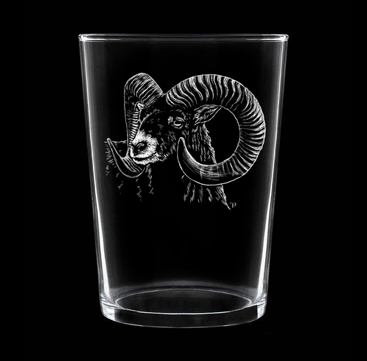 Muflón N.2 - Vaso ancho de vidrio
