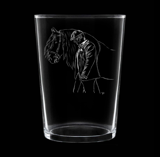 Paco Candela - Vaso ancho de vidrio