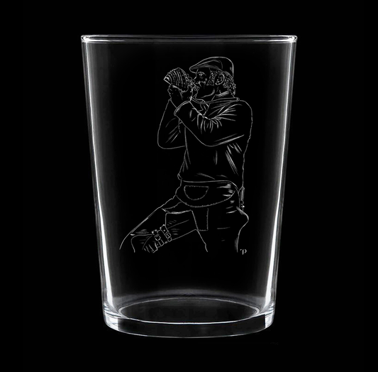 Rehalero - Vaso ancho de vidrio