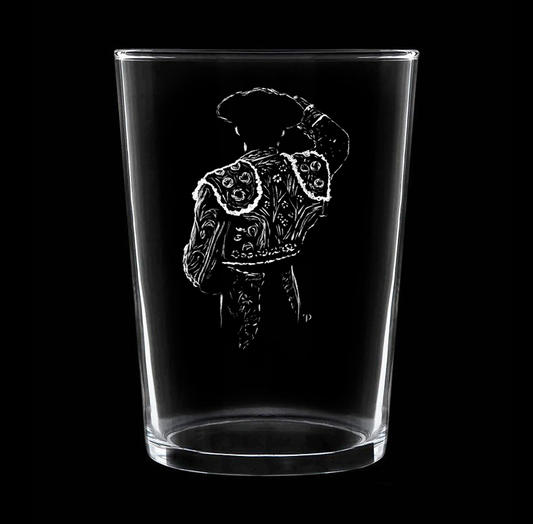 Torero N.1 - Vaso ancho de vidrio