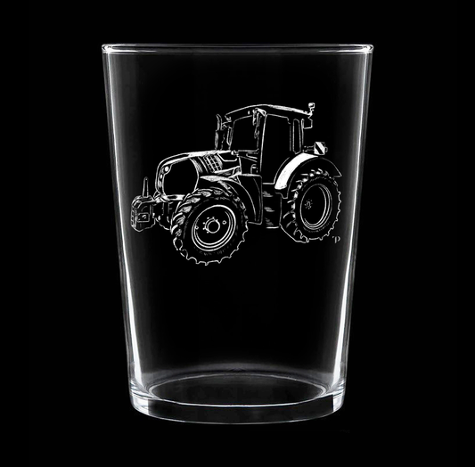 Tractor N.1 - Vaso ancho de vidrio
