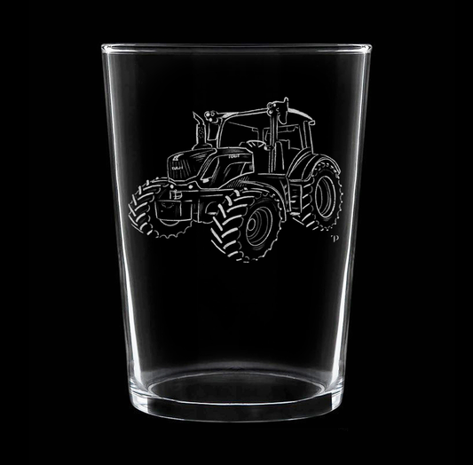 Tractor N.2 - Vaso ancho de vidrio