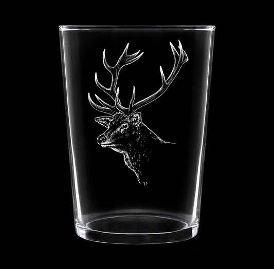 Venado N.3 - Vaso ancho de vidrio