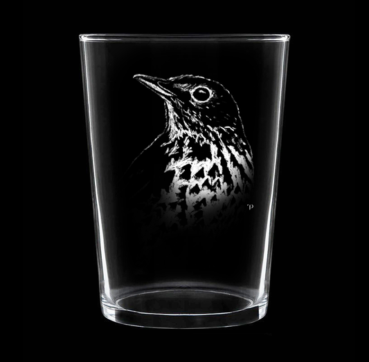Zorzal N.1 - Vaso ancho de vidrio