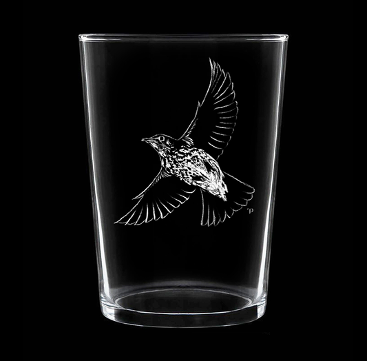 Zorzal N.2 - Vaso ancho de vidrio