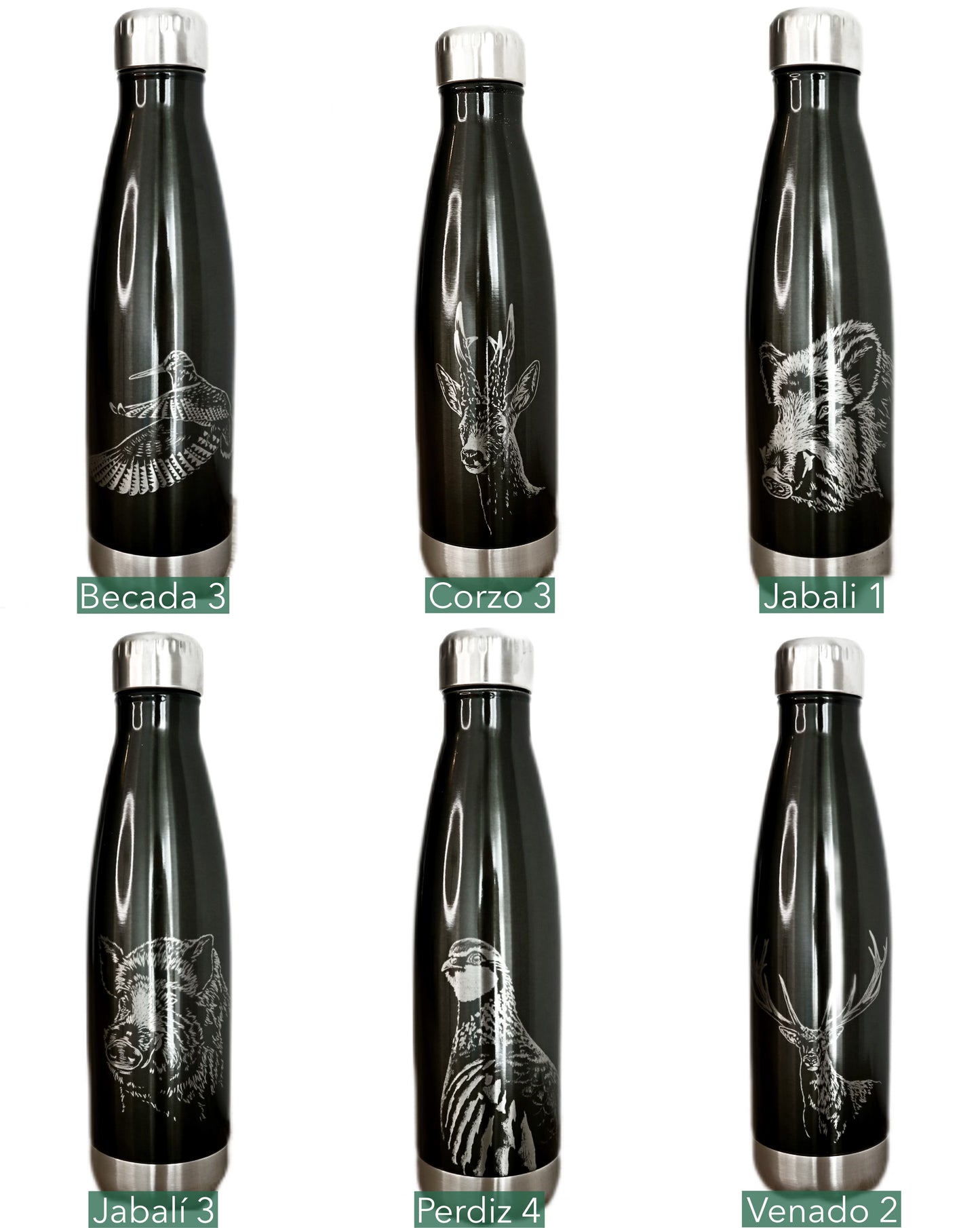 EN STOCK - BOTELLA TERMO - 100 Diseños