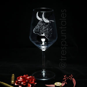 TORO - Grabado en cristal