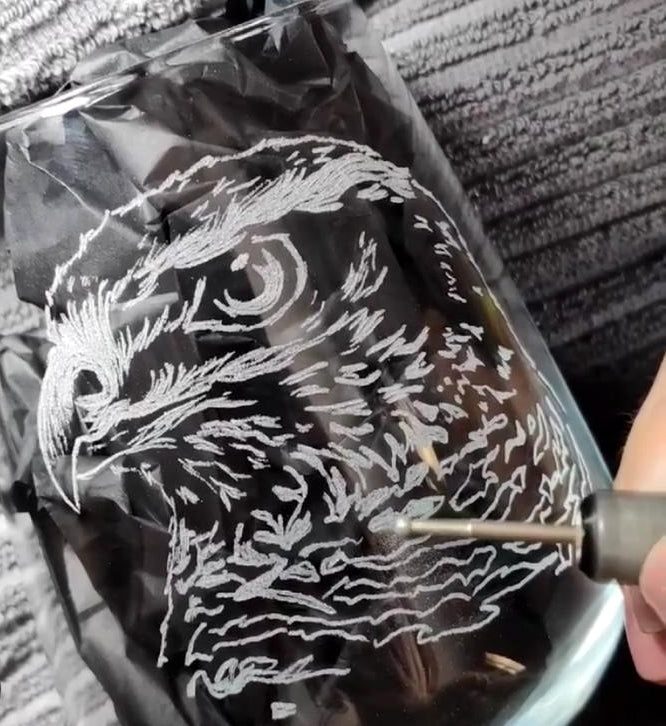 AZOR - Grabado en cristal