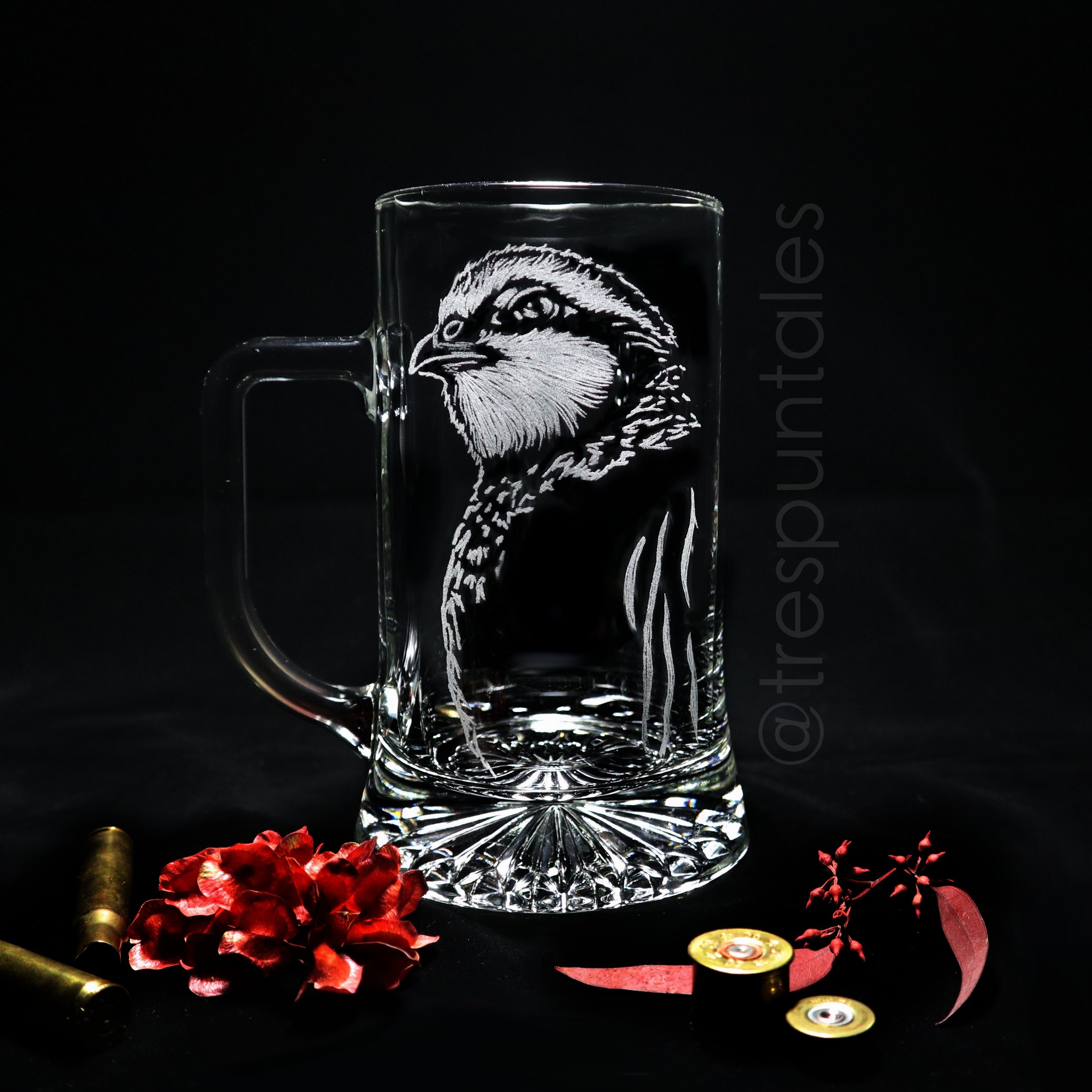 PERDIZ 1 - Grabado en cristal